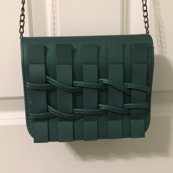 Handbags - NEW Square Box Handbag Bag Purse Garden Green Small